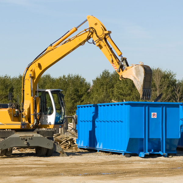 can i choose the location where the residential dumpster will be placed in Hot Sulphur Springs CO